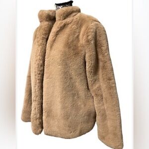 Magaschoni Cozy Tan Teddy Jacket